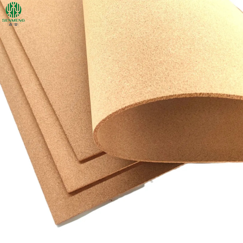 Factory Price Natural Color Eco-Friendly Cork Sheet with 1-22mm Thickness Sustainable DIY Cork Sheets
