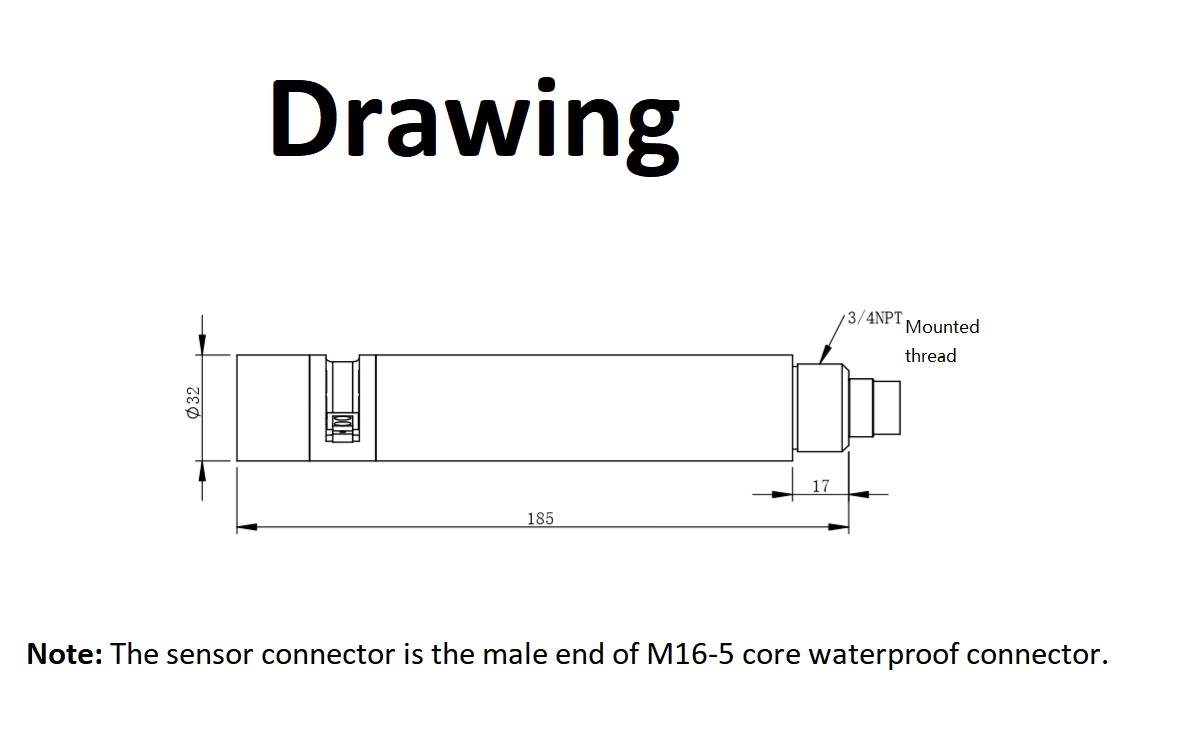Customized Support Digital Turbidity Temperature COD Sensor for Water Management