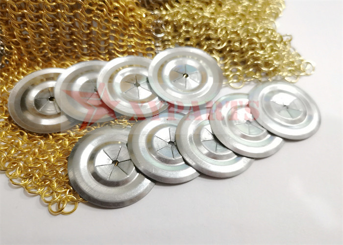 30mm 32mm SS Galvanized Steel Self Locking Washers For Insulation Pins
