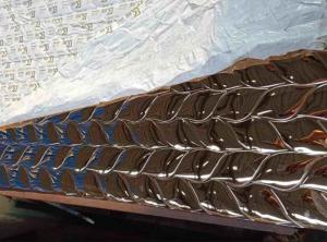 Wholesale Embossed Stainless Steel Panels Rose Gold Mirror Finish For Facade Wall Cladding Curtain Wall Ceiling 201 304 316 from china suppliers