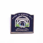 Flowers Logo Soft Enamel Lapel Pins , Size Custom Die Struck Pins