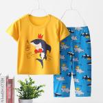 Children'S Outfit Sets Cotton Children Boutique Printing Sets Kids Pure Cotton
