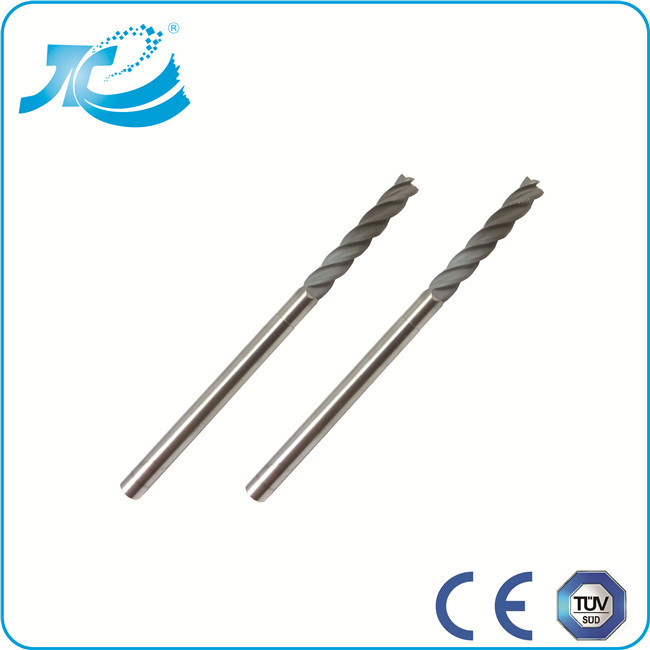 HRC 60 Degree Solid Carbide Endmill with Air or Oil Cooling Mode