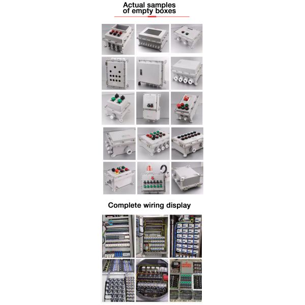 ATEX Certified BJX Explosion-Proof Aluminum Alloy Junction Box Power Distribution Equipment