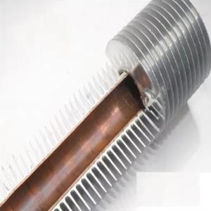 Wholesale DELLOK Anodized Aluminium Low Fin Tube 0.5mm Wall Heat Transfer 8-51mm OD Custom Fins For Enhanced Cooling from china suppliers