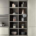 Modern Kitchen Cabinet Solid Color Matte Lacquer Door Custom Melamine Kitchen