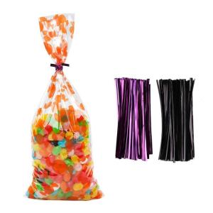 Wholesale Disposable Clear Plastic Cello Sweet Bags Waterproof With 200 Twist Ties from china suppliers