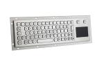 IP67 Waterproof Stainless Steel Industrial Keyboard With Touchpad