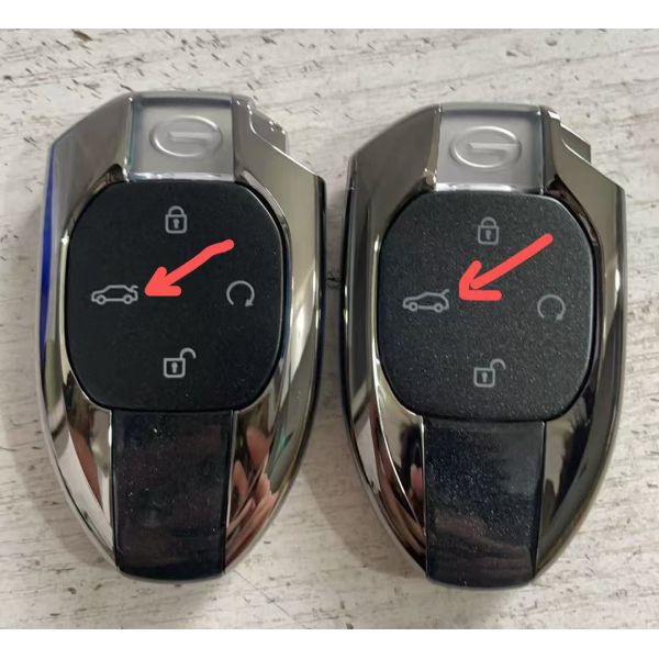 Original GAC M6 M8 E9 Trumpchi Empow GS8 GN8 Smart Proximity Remote 4Button 433MHz ID4A