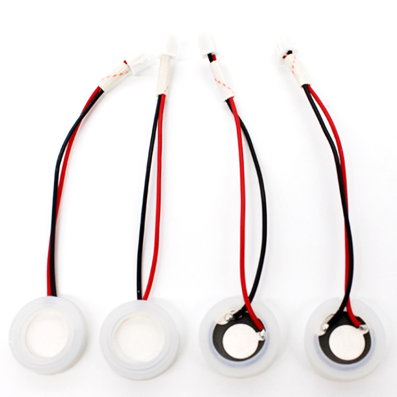 ISO 60mm Cable Ultrasonic Atomizing Transducer Microporous Piezo Electric Disc