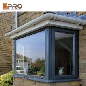Wholesale Burglarproof Aluminum Casement Windows With Flyscreen Georgian Bar Glass Bay Windows from china suppliers