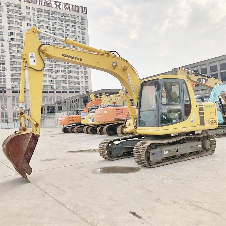 95% PC120 excavator with Original Hydraulic Valve Second-hand Komatsu 120-6E excavator