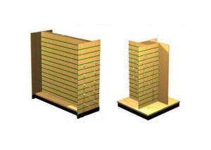 Wholesale Commercial Movable Clothing Retail Shelving Units , Wood Gondola Store Shelving from china suppliers