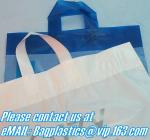 Promotion soft loop handle plastic bag produced by shanghai manufacturer