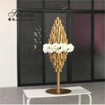 Luxury New Gold Metal Pole Stand For Wedding Centerpieces