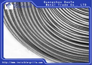 Wholesale Invisible Grilles 3 16 Stainless Steel Cable Nano Wire Rust Resistant from china suppliers