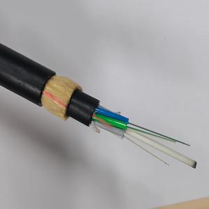 Wholesale Aramid Yarn Strength Single Mode Single Jacket ADSS Optical Fiber Cable from china suppliers
