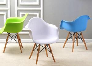 Wholesale Carefully Crafted Wooden Leg Dining Chair , Plastic And Wood Dining Chairs from china suppliers