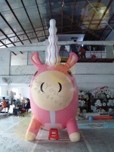 Wholesale Attractive Large Inflatable Unicorn , Customized Durable Unicorn Balloon from china suppliers