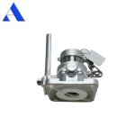 500mm Manhole 3'' BSP SS316 Bottom Discharge Butterfly Valve for Plastic