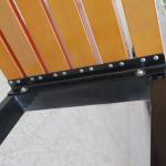 Factory Outlet cheap price high quality Outdoor Leisure Garden Metal Wooden