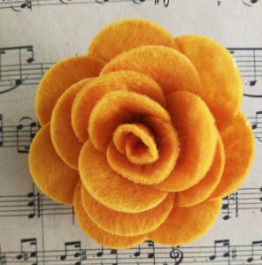 Wholesale Lovely Felt Fabric Craft Flowers Gorgeous Thanksgiving Festival Use from china suppliers