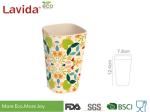 Tall Straight Bamboo Fibre Coffee Cup Non - Toxic Endurable Light Weight With