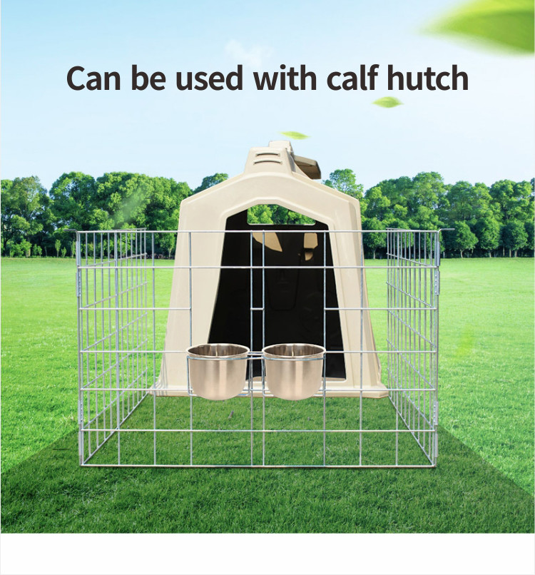 Calf Shed Components Stainless Steel Bucket For Improved Farming Performance