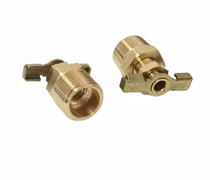 1/4" NPT Wing / Petcock Style Drain Valve For Train / Air Horn Tanks