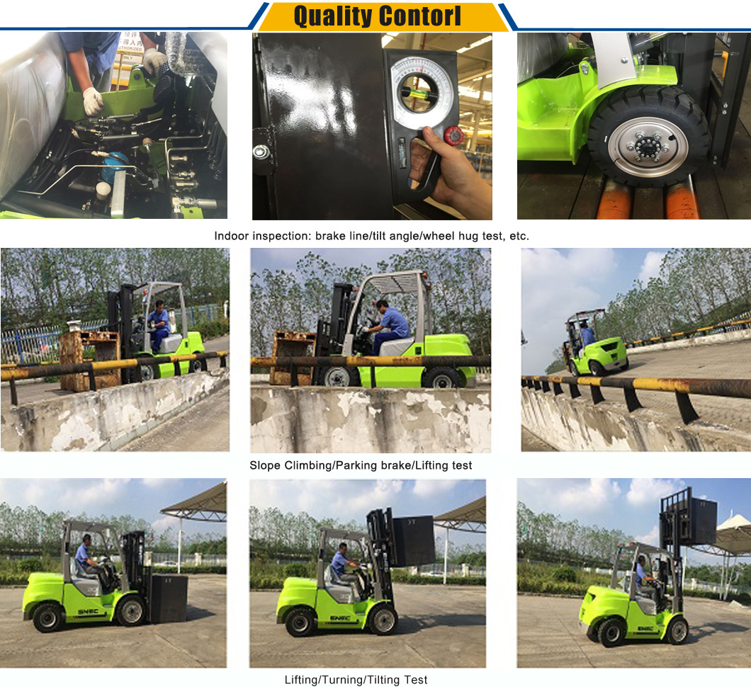 Mini 1.5ton 1.8ton Diesel LPG Snsc Empilhadeira Forklift for Sale
