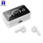 Mirror Digital Display Power Bank Earphones Bluetooth EDR 400mAH