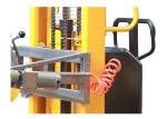 YL520 Semi Electric Hydraulic Drum Dumper With Maintenance Free Battery Loading