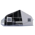 100% Shade Net Tunnel Agriculture Black Film Light Deprivation Greenhouse
