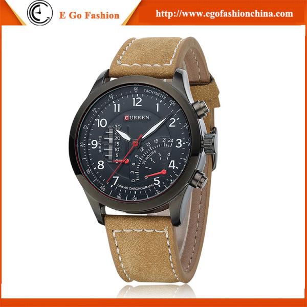 E Go Fashion Watch Wristwatch CURREN Watches for Man Quartz Analog Watches Men's