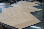 Width 70mm Natural Euro Oak Engineered Wood Flooring Size 530x70x10/4mm AB Grade