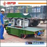 Metallurgy Plant Coil Transfer Cart , V Frame Motorised Rail Trolley Agricultura