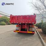 China Brand 3 Axle Hydraulic Grain Camions-Remorques Dumping Rear End Dump