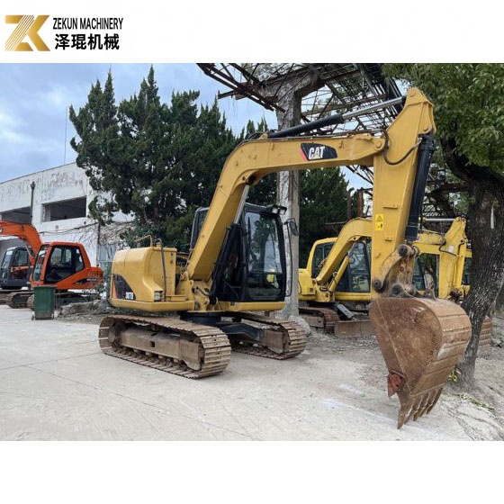 41.5KW Used Cat 307 Excavator 7 Ton Used Crawler Excavator Construction