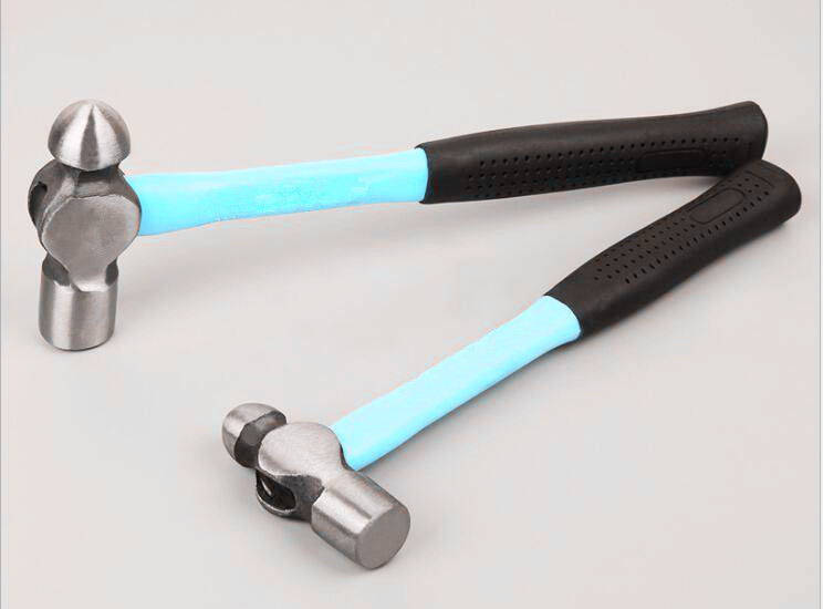 Carbon Steel Materials Ball Peen Hammer with plastic handle (XL-0048)