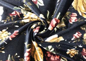Wholesale 240GSM Polyester Velvet Fabric / Micro Velvet Fabric Night Garden Color from china suppliers