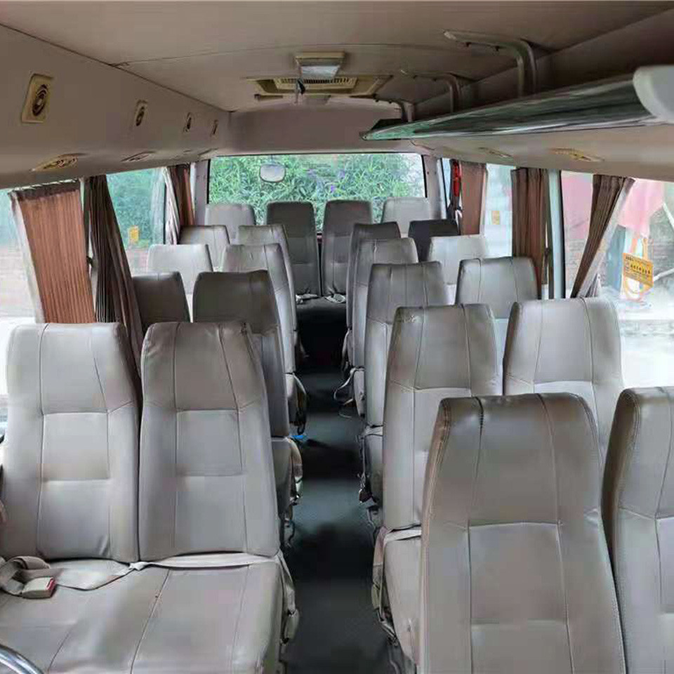 27 Seats JMC Used Mini Coach LHD Used Shuttle Buses With Diesel Fuel