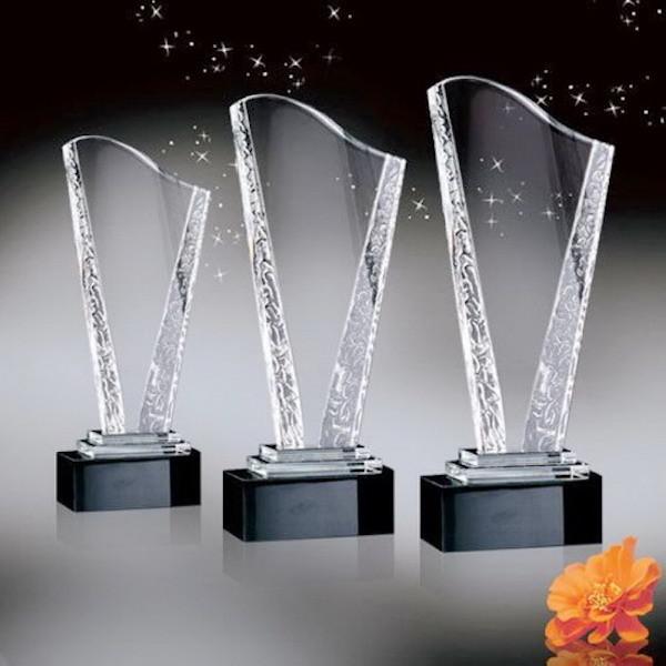 Quality Crystal Trophy for sale