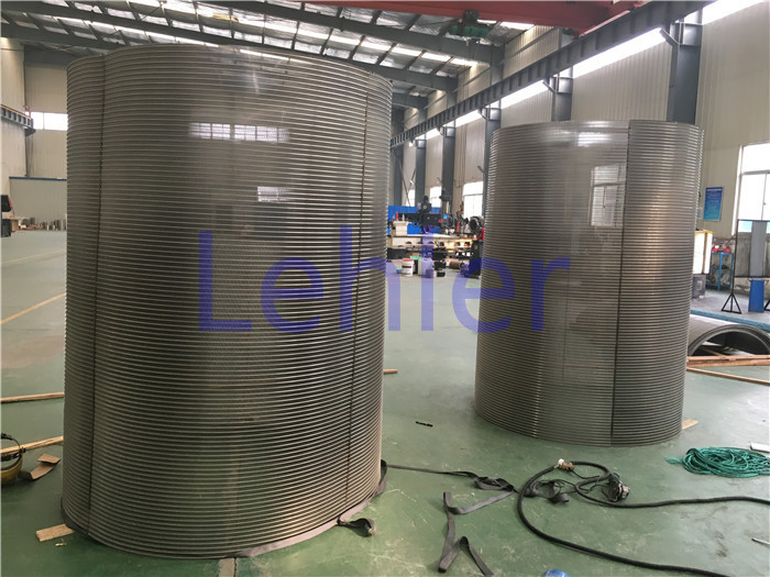 Rotary Drum Wire Slotted Screen Inside To Outside Type WWS-210 Abrasion Resistant
