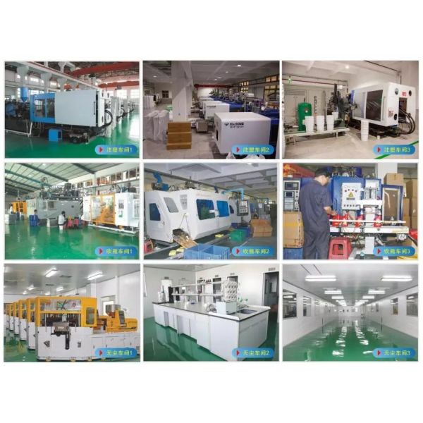 100ml Solid Powder Container Plastic Square Storage Bottle With Screw Cap