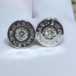 brand jewelry gem earring in 18 kt gold 18k gold jewelry