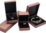 Handmade Recycled Cardboard Jewelry Boxes Bracelet Packaging Box Simple Design