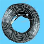 4 Core MM Armored Fiber Jumpers Patch Cord 80m MTRJ LC 5.0mm Black LSZH