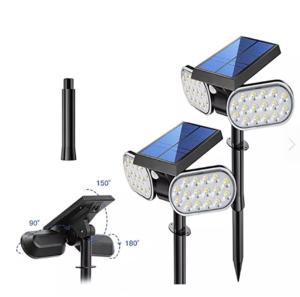 Wholesale Wireless Solar Powered Wall Lights Waterproof Landscape Spotlights Outdoor For Yard from china suppliers