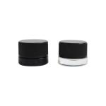 Clear White Black Concentrate Jars Child Resistant Glass Wax Jar