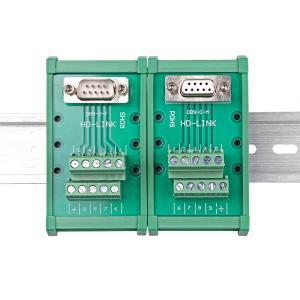Wholesale Single End D Sub 9 Pin DB9 Male Female Connectors Terminal Blocks Breakout Board from china suppliers